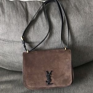 Saint Laurent Monogram YSL Spontini Medium Satchel